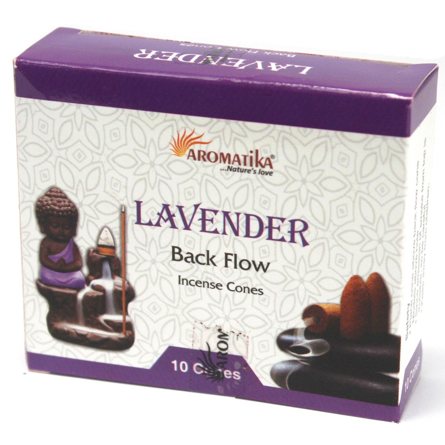 Lavender Backflow Incense Cones - unusual witchy gift UK
