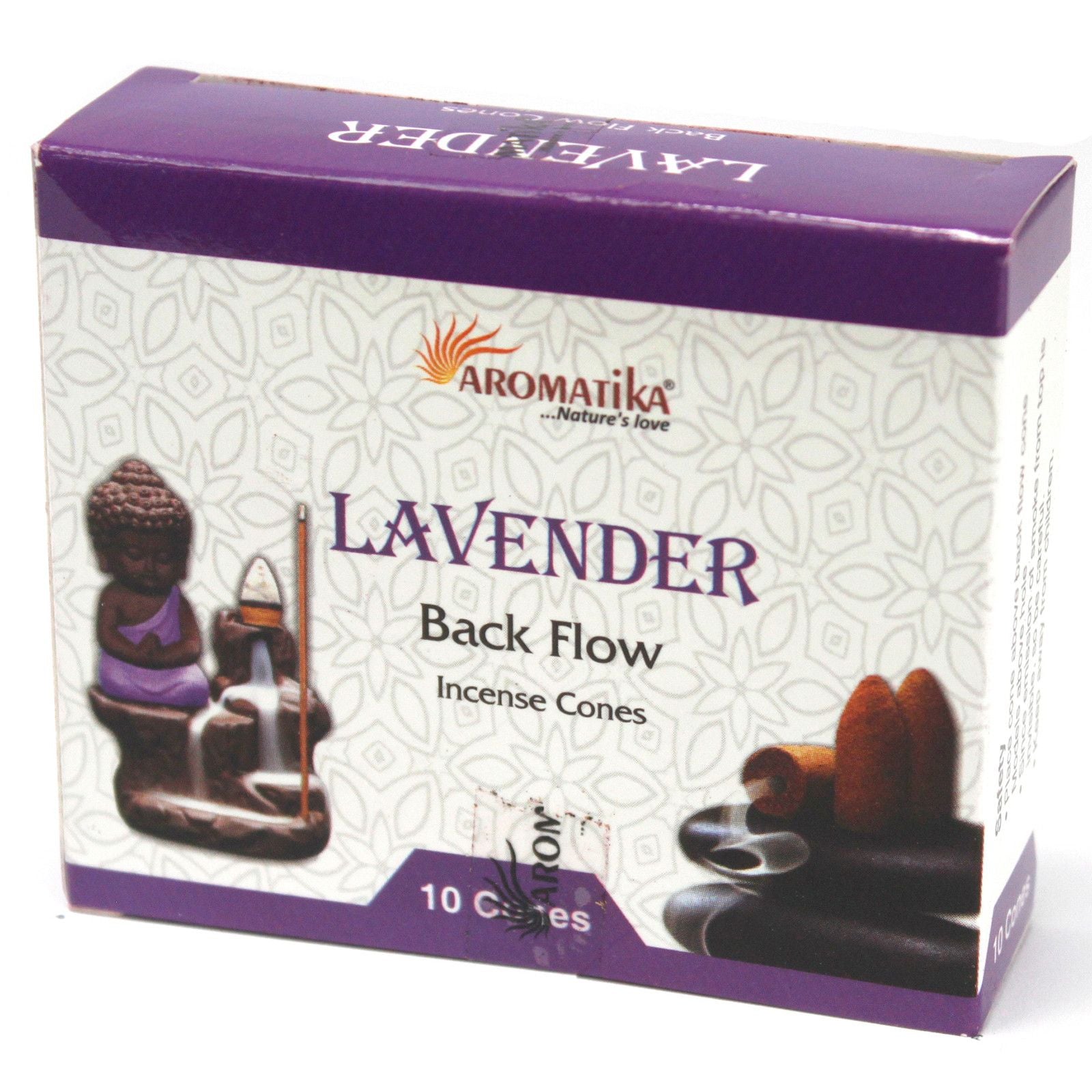 Lavender Backflow Incense Cones - unusual witchy gift UK